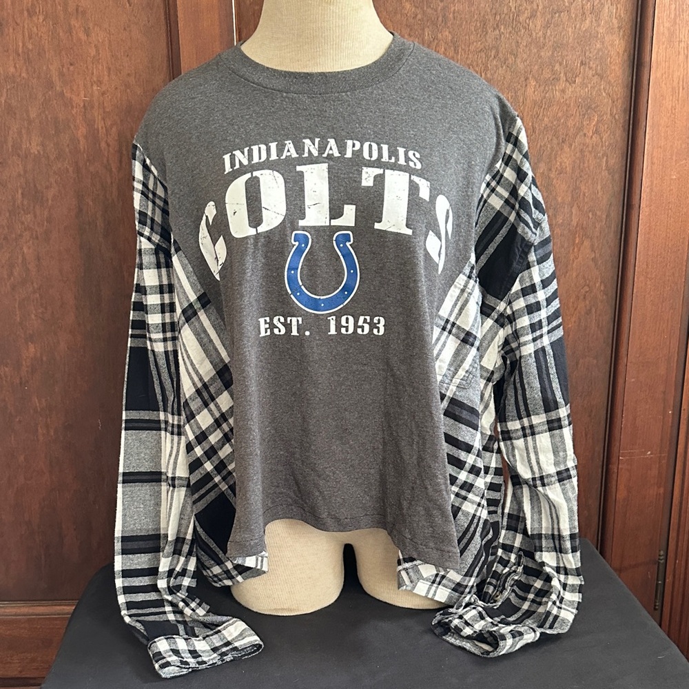 Indianapolis Colts Custom Flannel T